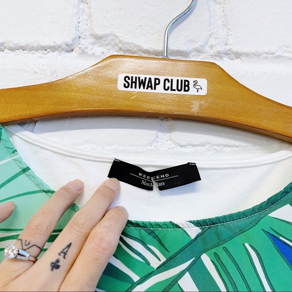 WEEKEND MAXMARA silk blouse front print - Picture 4 of 4